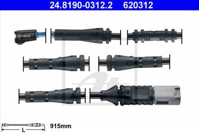 ATE 24.8190-0312.2 - fékbetét kopásjelző BMW