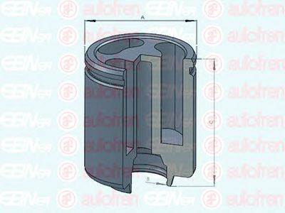 AUTOFREN SEINSA D025234 - dugattyú, féknyereg ALPINA FORD IVECO VAUXHALL VW