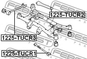 FEBEST 1225-TUCR1 - Lengőkar HYUNDAI HYUNDAI (BEIJING) KIA KIA (DYK)
