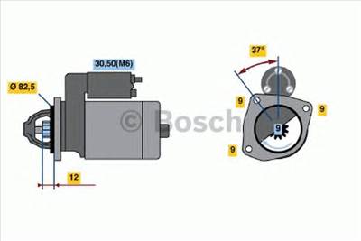 BOSCH 0 986 018 450 - önindító FIAT
