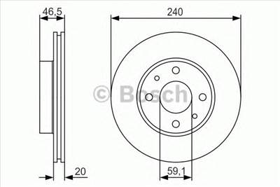 BOSCH 0 986 479 S74 - féktárcsa FIAT FIAT (NANJING)