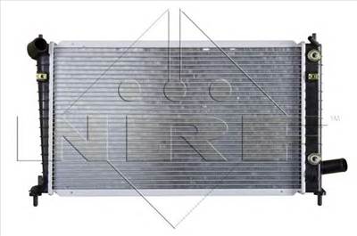 NRF 53196 - Vízhűtő (Hűtőradiátor) SAAB