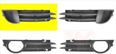 VAN WEZEL 0333592 - lökhárító szellőzőrács AUDI