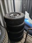  4x108 lyukosztású 15" használt (gyári felni)  175/65 használt Hankook téli gumi 