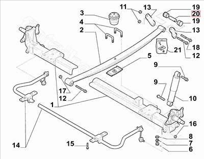 Szilent persely - JUMPER, DUCATO, BOXER - 1351264080, 16 071 147 80 -  - FIAT eredeti Eredeti új 1351264080