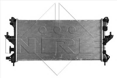 NRF 53199 - Vízhűtő (Hűtőradiátor) CITROËN FIAT PEUGEOT