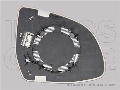 BMW X3 2010-2017 F25 - Tükörlap cserélhető bal, domború, fűthető