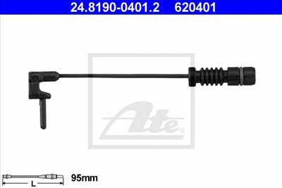 ATE 24.8190-0401.2 - fékbetét kopásjelző MERCEDES-BENZ PUCH