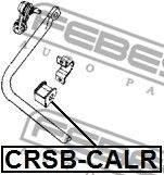 FEBEST CRSB-CALR - Stabilizátor szilent CHRYSLER DODGE JEEP