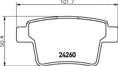 Fékbetét készlet MINTEX MDB2691 for FORD, JAGUAR, GEELY, BYD, …
