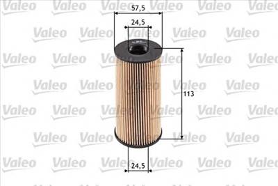 VALEO 586529 - olajszűrő NISSAN OPEL RENAULT VAUXHALL