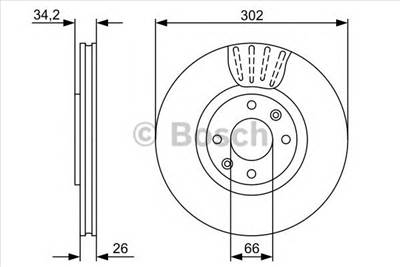 BOSCH 0 986 479 C72 - féktárcsa CITROËN DS DS (CAPSA) OPEL PEUGEOT