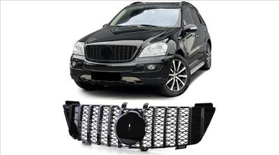 Mercedes Benz ML W164 2005-2008 lakkozott fekete hűtőrács Panamerica AMG GT stílusban