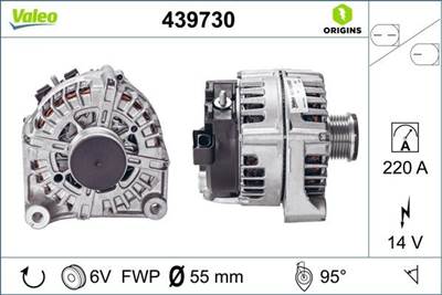 generátor VALEO 439730 for BMW