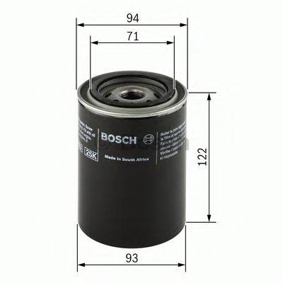 BOSCH 0 451 103 357 - olajszűrő BMC FORD FORD ASIA / OZEANIA FORD USA NISSAN