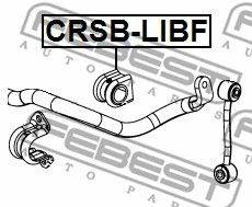 FEBEST CRSB-LIBF - Stabilizátor szilent DODGE JEEP