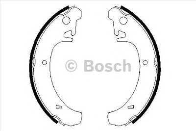 BOSCH 0 986 487 219 - fékpofakészlet LADA ZAZ