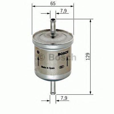 BOSCH 0 450 905 974 - Üzemanyagszűrő HYUNDAI