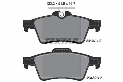 Fékbetét készlet TEXTAR 2413701 for FORD, OPEL, MAZDA, JAGUAR, …