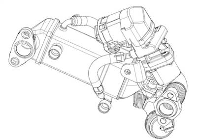 MAHLE CE 10 000P - Hűtő, kipufogógáz-visszavezetés BMW