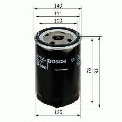 BOSCH 0 451 103 368 - olajszűrő NISSAN VW