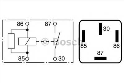 BOSCH 0 986 332 002 - relé AUDI BMW FORD FORD ASIA / OCEANIA FORD AUSTRALIA FORD USA HOLDEN LAND ROV