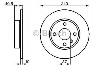 BOSCH 0 986 478 731 - féktárcsa HOLDEN OPEL VAUXHALL
