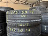 215/50 r17 Continental nyárigumi 2021 4db eladó 215/50r17 garnitúra