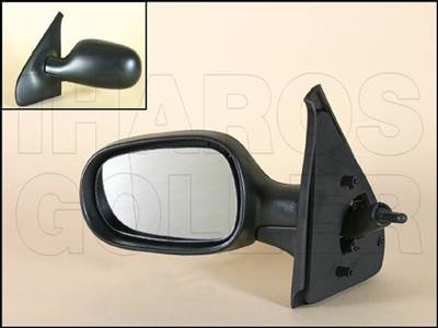 Renault Clio 2001-2005 - Külső tükör bal, bowd. állíth., aszférikus