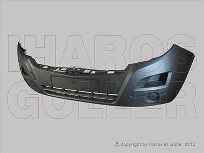Opel Movano B 2010-2021 - Első lökhárító fekete