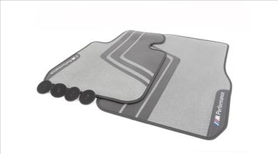Gyári BMW F30 F31 F80 M Performance tépőzáras első szőnyeg szett 51472407303
