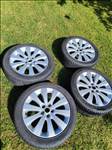  5x105 lyukosztású 17" használt  alufelni, rajta 215/50 használt Hankook téli gumi gumi 
