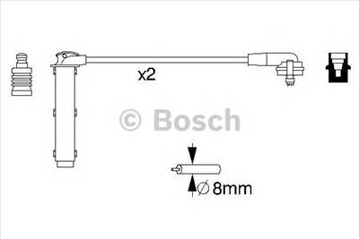 BOSCH 0 986 356 833 - gyújtókábel szett FORD FORD AUSTRALIA
