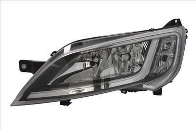 Citroen Jumper, Fiat Ducato, Peugeot Boxer 2014.01.01-2023.12.31 utángyártott új bal első fényszóró 2H7 napp.fény. króm h. (motorral) DEPO 1394426080