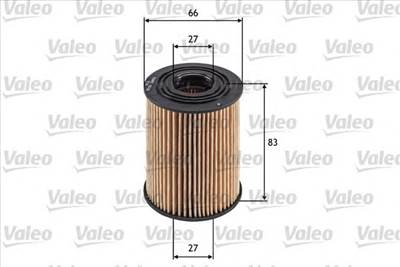 VALEO 586569 - olajszűrő CHEVROLET HOLDEN OPEL VAUXHALL