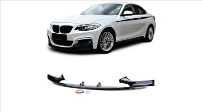 BMW F22 F23 M-packet Performance stílusú utángyártott lakkozott fekete koptató lippe