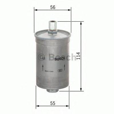 BOSCH 0 986 450 119 - Üzemanyagszűrő BUICK CADILLAC CHEVROLET DAEWOO GMC HOLDEN JAGUAR LAND ROVER NI