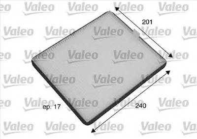 VALEO 698773 - pollenszűrő OPEL SUBARU SUZUKI VAUXHALL