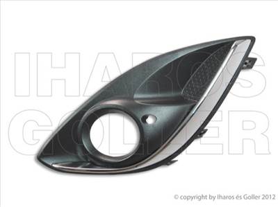 Opel Corsa D/2 2011-2014 - Rács a lökhárítóba ködlámpás bal (krómléces)