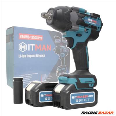 Akkumulátoros ütvecsavarozó 1/2" 1250Nm HitMan