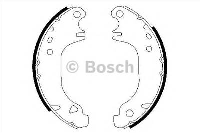 BOSCH 0 986 487 274 - fékpofakészlet CITROËN PEUGEOT
