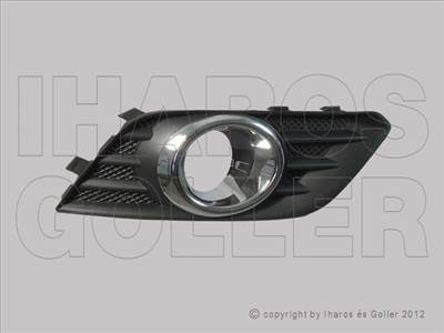 Opel Mokka 2012-2019 - Rács a lökh.ba jobb fekete ködl. króm kerettel