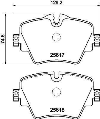 Fékbetét készlet MINTEX MDB3757 for BMW, TOYOTA