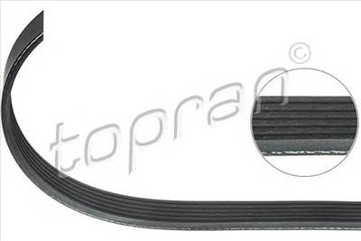 TOPRAN 109 658 - hosszbordás szíj BMW VW