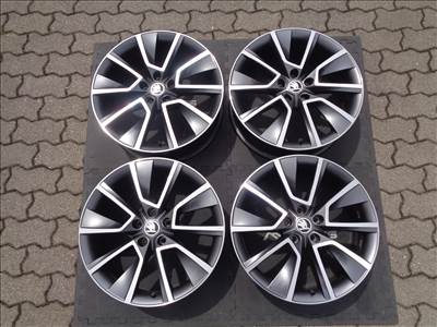 Skoda Gyári alufelni 19-es, 5×112-es osztóval újszerűen eladó. 
