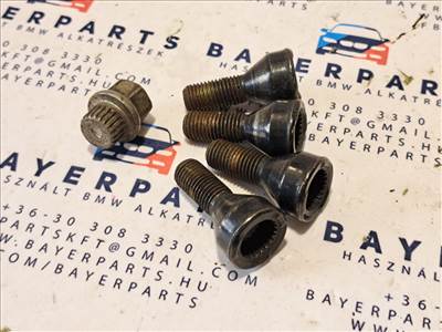 BMW E21 E30 E36 E46 E90 E87 E28 E34 E39 E60 E32 E38 X1 X5 stb. gyári kerékcsavar kerék csavar kerékőr őr /38/
