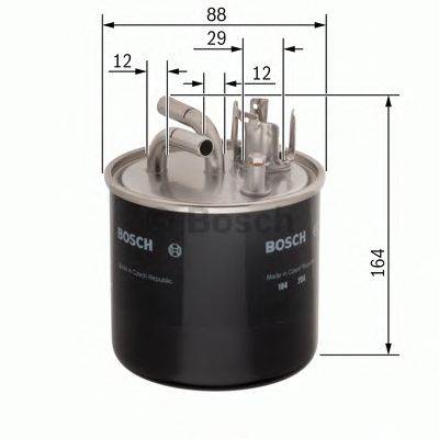 BOSCH 0 986 450 509 - Üzemanyagszűrő AUDI SKODA VW
