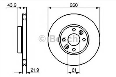 BOSCH 0 986 479 B73 - féktárcsa ALFA ROMEO DACIA LADA LAND ROVER NISSAN NISSAN (DONGFENG) RENAULT