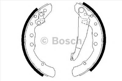 BOSCH 0 986 487 281 - fékpofakészlet AUDI SEAT VW