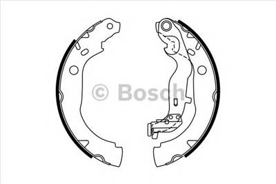 BOSCH 0 986 487 774 - fékpofakészlet DACIA RENAULT